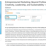 [도서 원서] Entrepreneurial Marketing 기업가형 마케팅, 마케팅의 미래