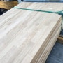 화이트 오크 집성 원목 계단목재