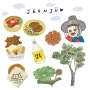 전주 일러스트 - JEON JU TRAVEL ILLUST