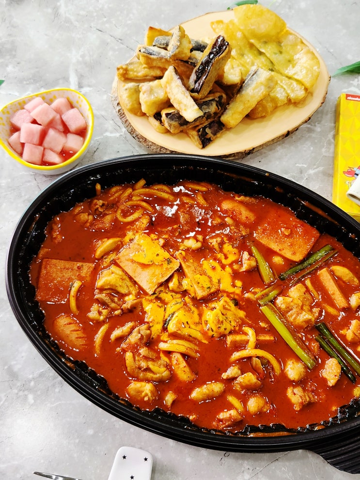 두찜 신상 스팸부대찜닭 부대찌개와 찜닭의 콜라보 찜닭맛집 : 네이버 블로그