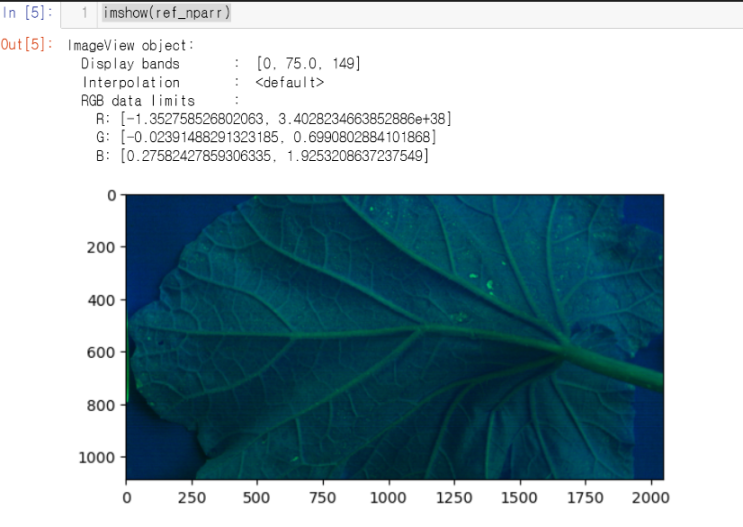 [python] HDR 데이터 읽기(spectral) : 네이버 블로그