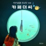 제주 성산일출봉 잠수함 카페 추천 카페더씨 물고기 먹이주기 체험