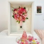 플로리스트가 제작하는 부케말리기 레진액자 ; 구리 남양주 꽃집 에버스프링