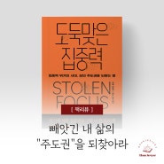 일곱 번째 책 리뷰 : 도둑맞은 집중력 리뷰
