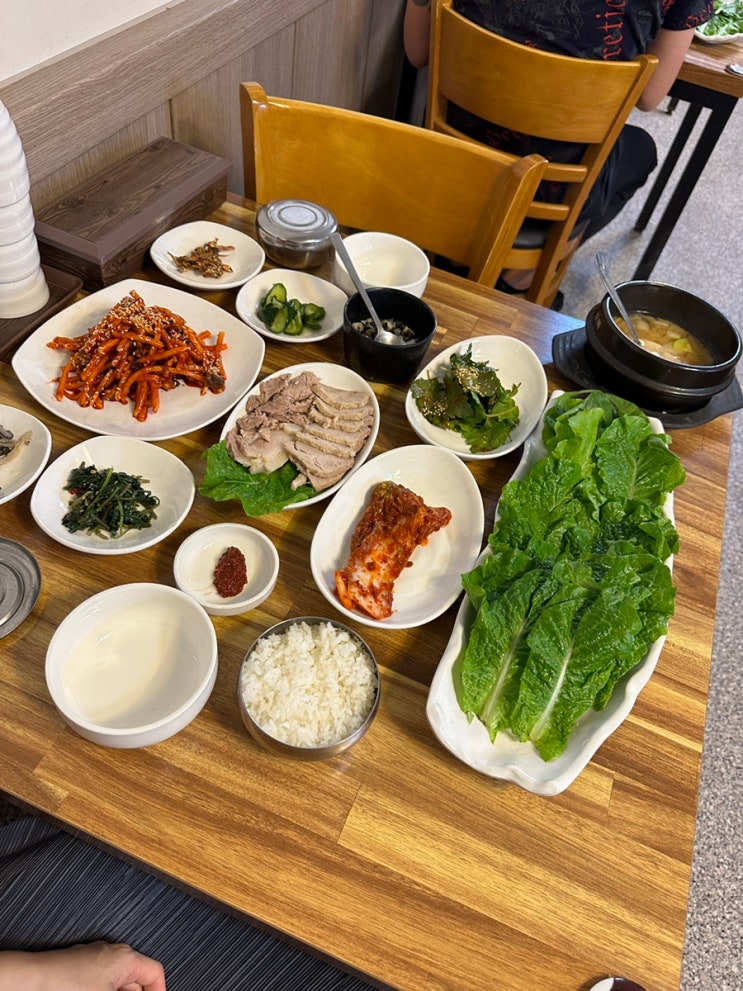 광주 동명동 밥집 산수쌈밥 우렁이 수육 쌈밥 맛집 : 네이버 블로그