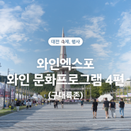 대전 와인엑스포 야외문화행사장 신대륙과 구대륙