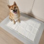 실리콘 배변패드 모서리에 소변보는 강아지를 위한 매트