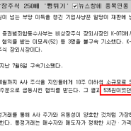 조가조작 7000억 관련 금감원 조사1 조사2 조사3국 책임자 옷벗어야 ( 짤려야 ) 저런 주가 조작도 사전에 막지도 못하는 시스템 ~ 개쓕레기들