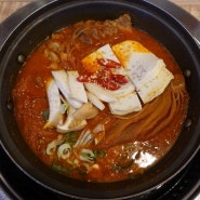 대전 용운동 맛집 전봇대 김치찌개 통오징어전