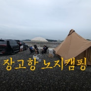 노지캠핑의 성지 장고항 노지캠핑명당자리