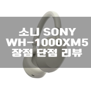 소니 SONY WH-1000XM5 헤드셋 장점 단점 리뷰