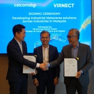 버넥트, 말레이 최대 통신사 ‘셀컴디지(CelcomDigi)’와 산업용 메타버스 체험 학습 및 교육 개발 위한 MOU 체결