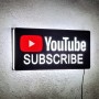 데스크리움] 네온 크리트 LED 유튜브 구독~ YouTube SUBSCRIBE