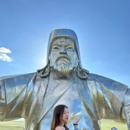 몽골 여행 마지막 :: 국영보다 더 싼 곳 캐시미어 쇼핑하기(EVSAG할인매장) / 징기스칸 동상