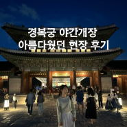 2023 경복궁 야간개장 아름다웠던 현장 후기(10월 2차 티켓 예매 일정)