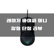 레이저 바이퍼 미니 RZ01-0325 가성비 게이밍 마우스 장점 단점 리뷰