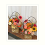 인천 송도 청라 서창 유치원 학부모 참여 가족원예 단체수업 키트 가을열매 꽃놀이 꽃바구니 만들기
