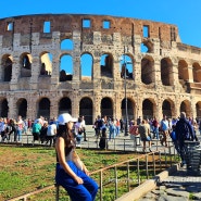 엄마랑 이탈리아 로마여행 콜로세움 외부관람 인생샷 가을 로마 여행