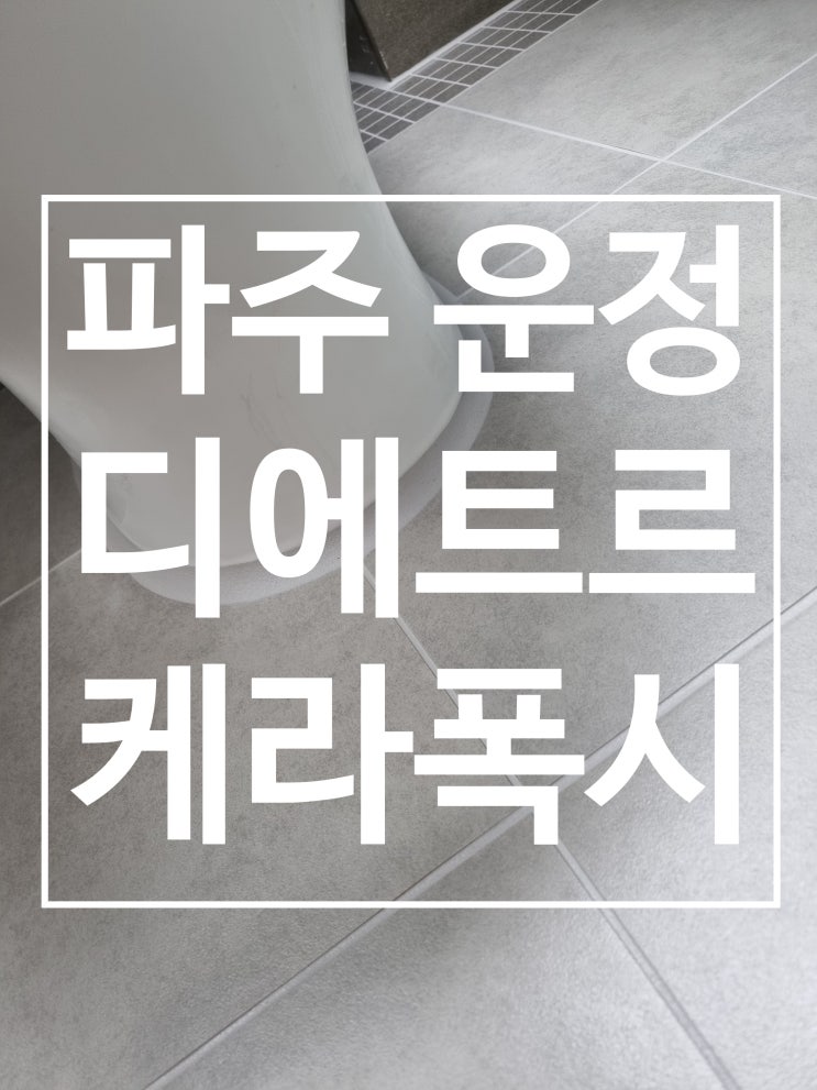 파주운정 디에트르 더클래스 무상 업그레이드 대표 시공 사진