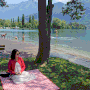 스위스 여행 4박 5일 4일차 브리엔츠 호수 툰호수 피크닉 인터라켄 날씨 기념품 쿱마트