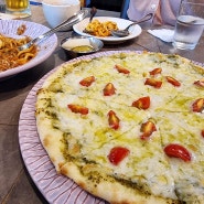 수원 조원동브런치맛집 어반포크 _ 볼로네제 스파게티 , 바질 페스토 피자