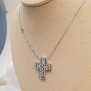 화사한 다이아몬드의 반짝임 - 다미아니 벨에포크 십자가 목걸이 라지 모델 직접촬영 무보정으로 살펴보아요!
