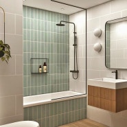예쁜 욕실 인테리어를 위한 타일 종류 및 컬러 선택 Tip