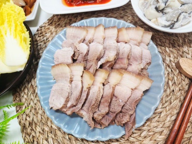 돼지고기 수육 맛있게 삶는법 앞다리살 요리 돼지수육 삶는 시간 요리 : 네이버 블로그