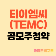 티이엠씨 공모주 청약(TEMC), 2023년 1월 최고 대어!