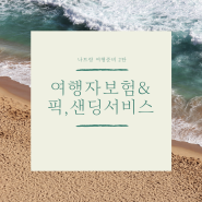 나트랑 여행준비 2탄 - 여행자보험 과 픽업 샌딩예약(feat. 마이뱅크쿠폰, 베나자)