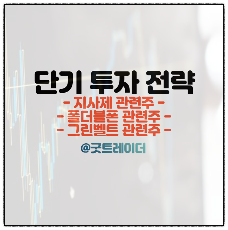 코로나 지사제 관련주. 폴더블폰, 그린벨트 이슈 체크. (Ft. 경제뉴스) : 네이버 블로그