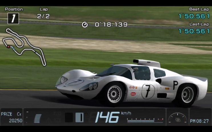 그란투리스모 PSP - 채퍼렐 2D Race Car '67 소개글 + 주행 영상 : 네이버 블로그