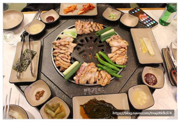 간석 맛집 팔각도 인천동암점의 숯불닭갈비 굿 : 네이버 블로그