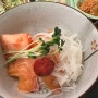 오랜만에 <마쯔야>연어덮밥 점심
