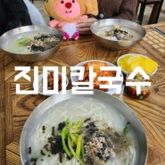 충주 소문난 로컬맛집 진미칼국수 손칼국수, 떡만두국