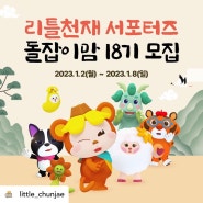 리틀천재 서포터즈 돌잡이맘 18기 신청하세요