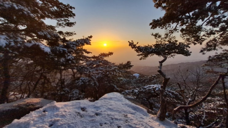 산행의 진수는 겨울 산행, 여기에 겨울산 해맞이를 보태본다 : 네이버 블로그
