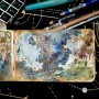 [판타지 지도 그리기] 스틸만앤번 델타 + 수채화와 색연필