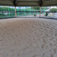 씨름장 및 놀이터 모래소독 깨끗한 놀이공간으로 만들기
