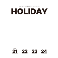 OBJECT HOLIDAY