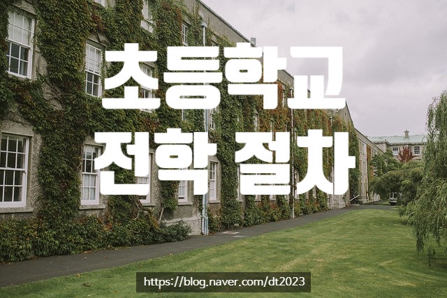 초등학교 전학 절차 (feat. 전학 가기 좋은 시기, 전입신고 후 전학을 안 간다면?) : 네이버 블로그