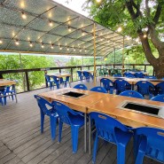 의왕 청계ㅣOK목장 - 고기질 좋은 캠핑감성 야외바베큐 정육식당