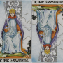 소드카드/검카드 14 왕 카드(KING OF SWORDS) 의미와 해석