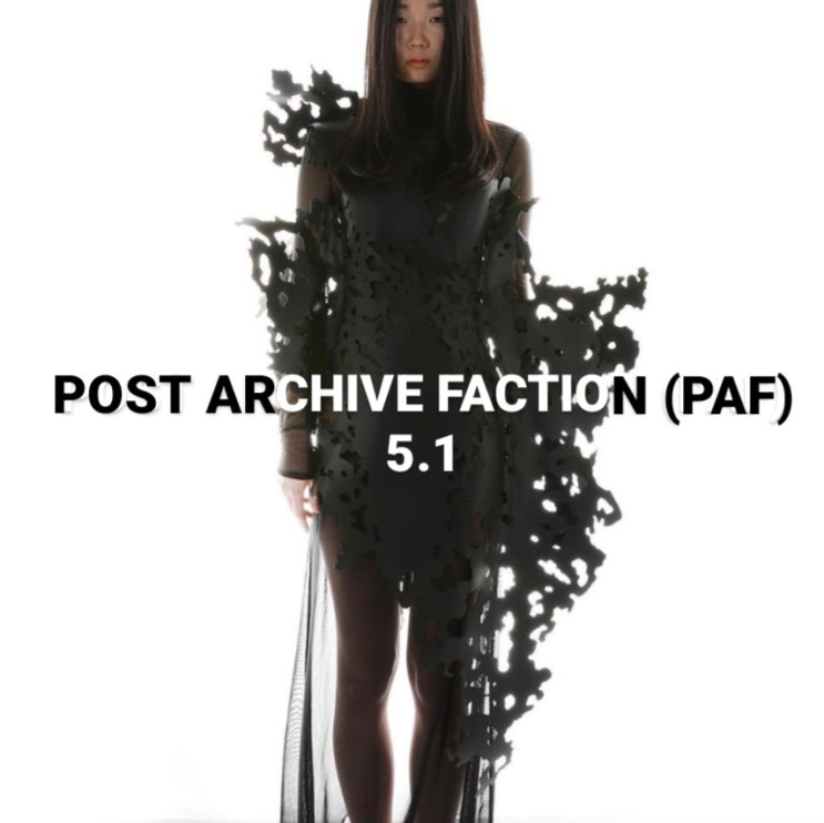 포스트 아카이브 팩션(POST ARCHIVE FACTION), 파프(PAF) 5.1 컬렉션 : 네이버 블로그