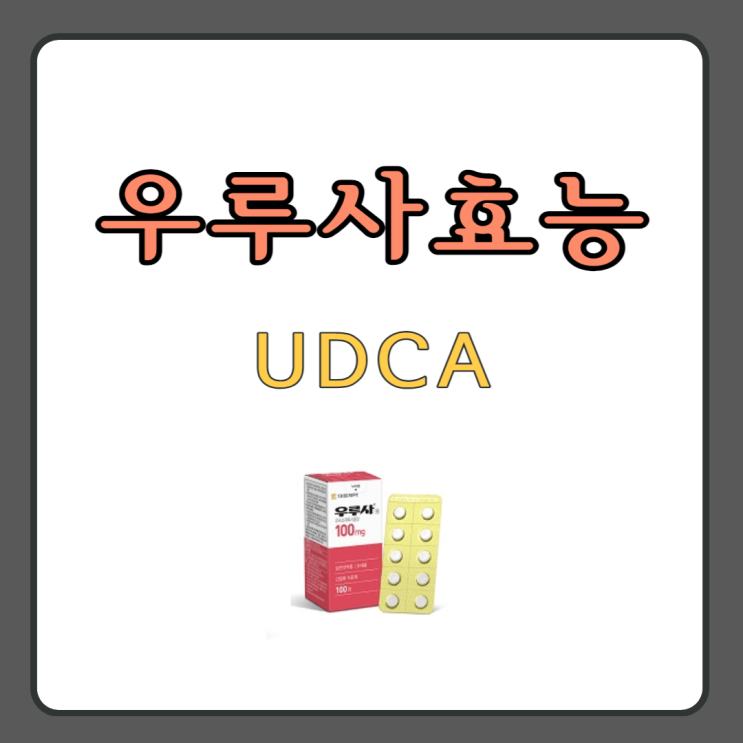 UDCA 우루사 100mg 효과 (간기능 개선제, 간질환 보조치료 등) : 네이버 블로그