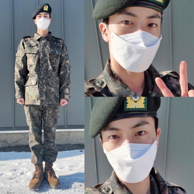 [BTS 방탄소년단 진] 알림보고 소리지른 오늘자 석진이 위버스 포스트🥺 ️(ft. 신병교육대 수료식 후 셀카 업데이트 & 군대 ...