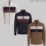 🌟 타미힐피거 (Tommy Hilfiger) 남성용 스트라이프(Stripe) 섬세한 디자인이 돋보이는 풀-짚업 스웨터, 특가!