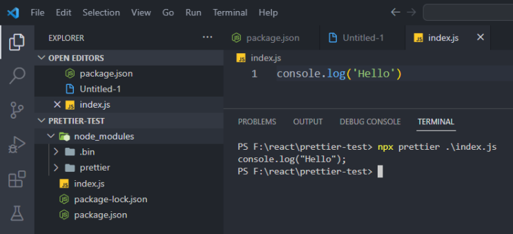 React - Prettier: An opinionated code formatter : 네이버 블로그