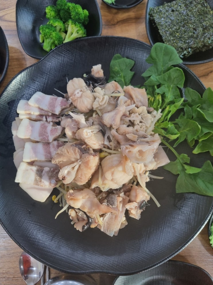 초곡 포항역 아구찜 맛있는 곳 코끼리에서 아구수육 처음 먹어 보았어요 : 네이버 블로그