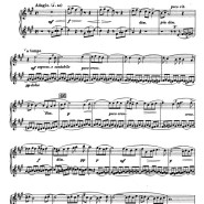 라흐마니노프 교향곡 2번 3악장 악보 (피아노 듀오 편곡) Rachmaninoff Symphony no. 2